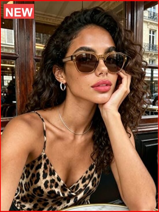 Retro Square Sunglasses UV Protection Lightweight Comfort Vintage Style main image 7